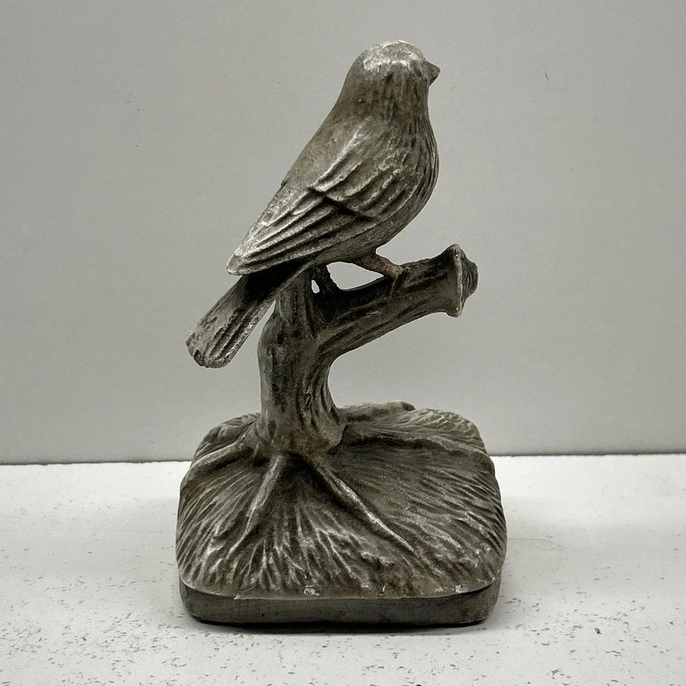 Pottery Barn Bird Branch Cast Metal Christmas Stocking Holder Rustic Decor